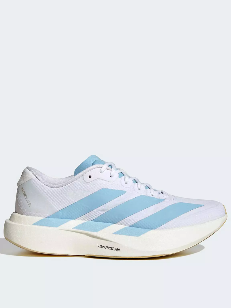 Adidas Adizero EVO SL Woven Women's Road Running Shoe in White